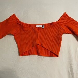 ASOS small Orange Bando top